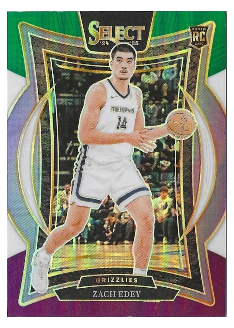 2024-25 Panini Select Base Set Zach Edey #98 card