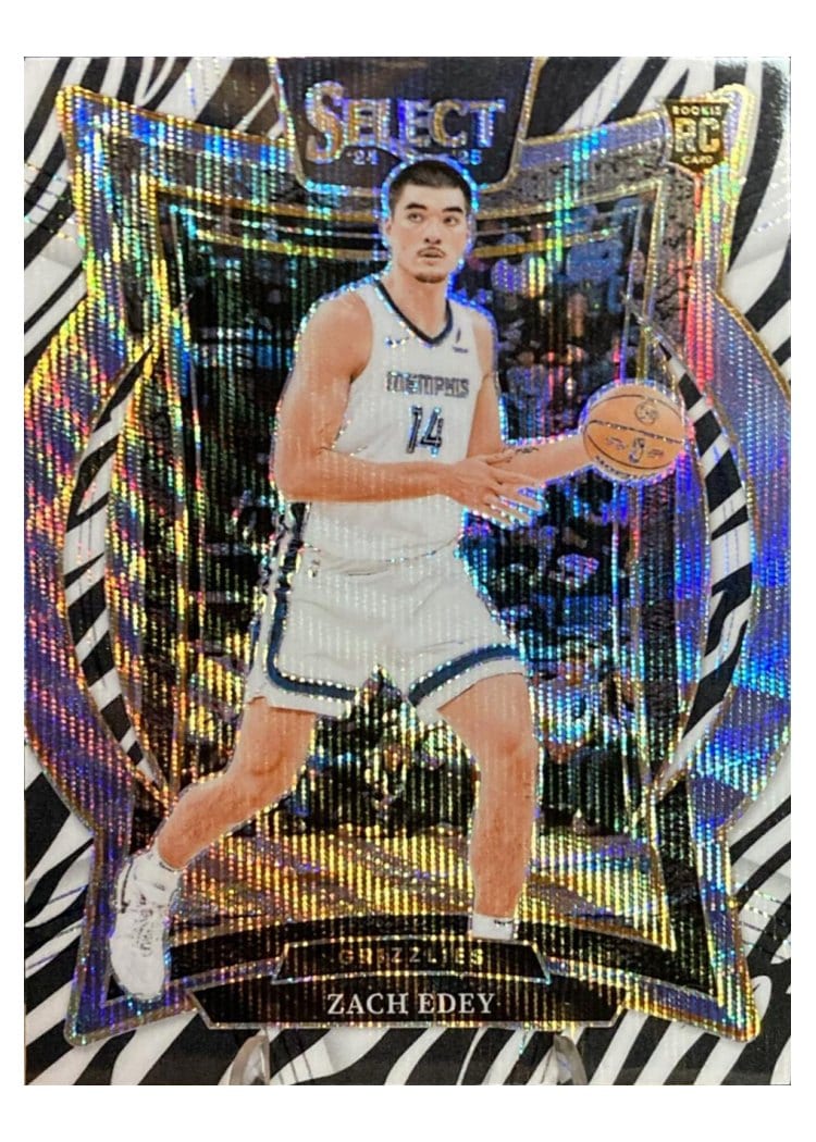 2024-25 Panini Select Base Set Zach Edey #98 card