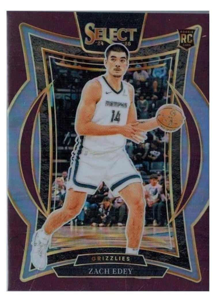 2024-25 Panini Select Base Set Zach Edey #98 card