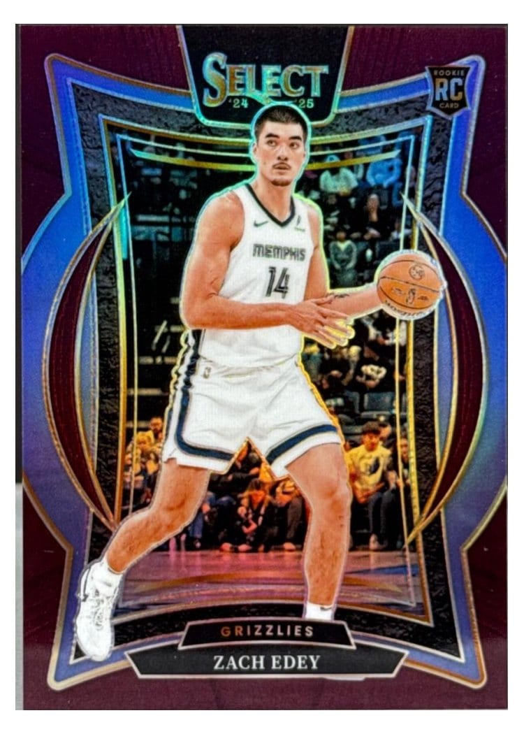 2024-25 Panini Select Base Set Zach Edey #98 card