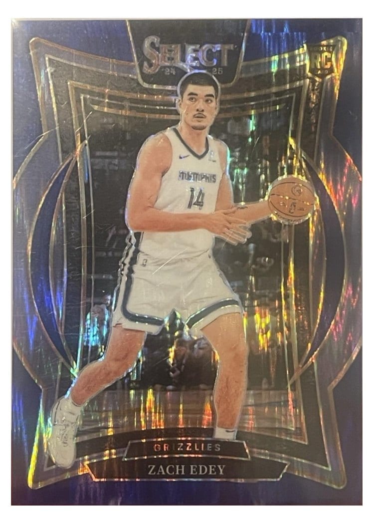 2024-25 Panini Select Base Set Zach Edey #98 card