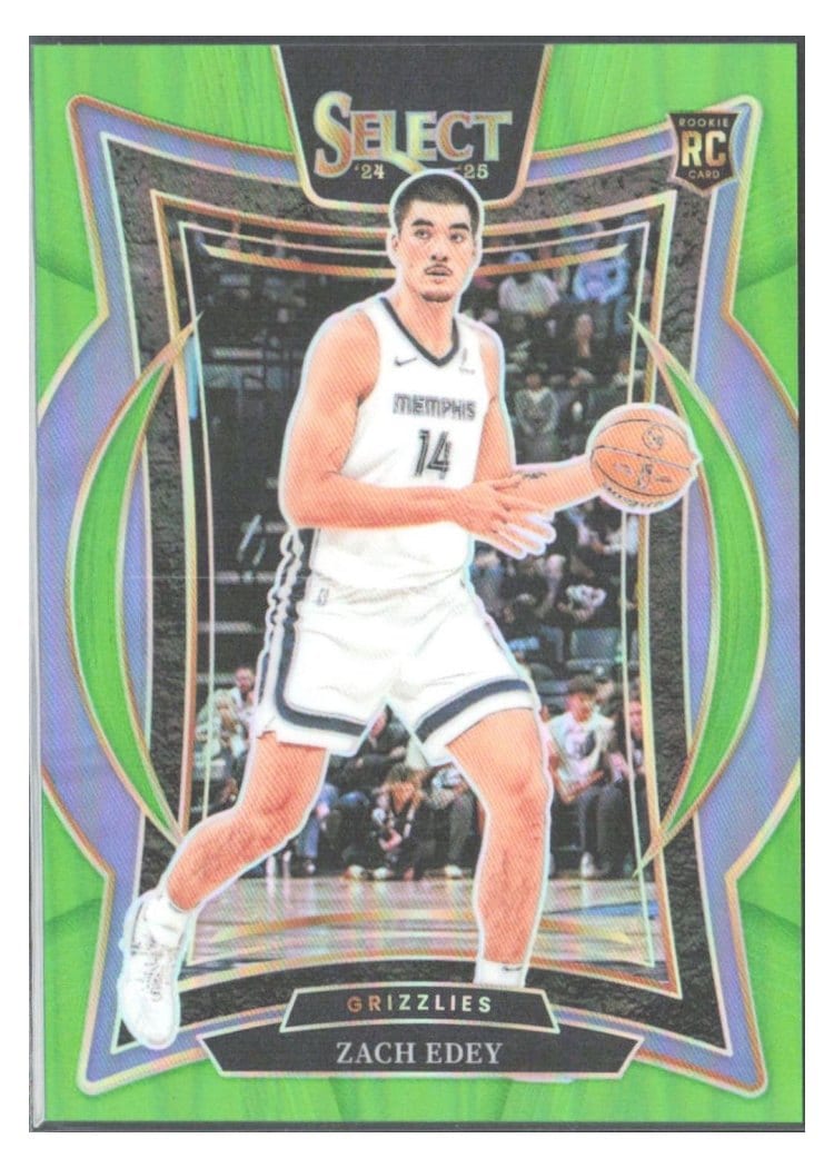 2024-25 Panini Select Base Set Zach Edey #98 card