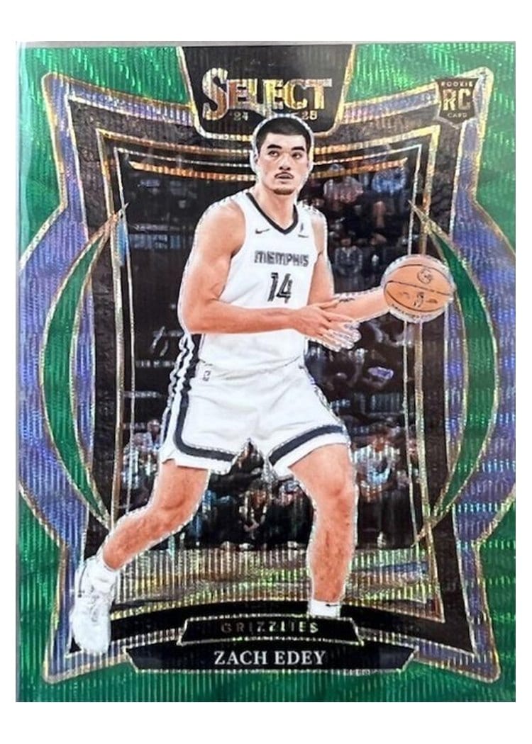 2024-25 Panini Select Base Set Zach Edey #98 card