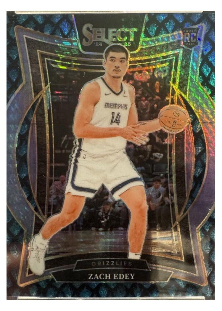 2024-25 Panini Select Base Set Zach Edey #98 card