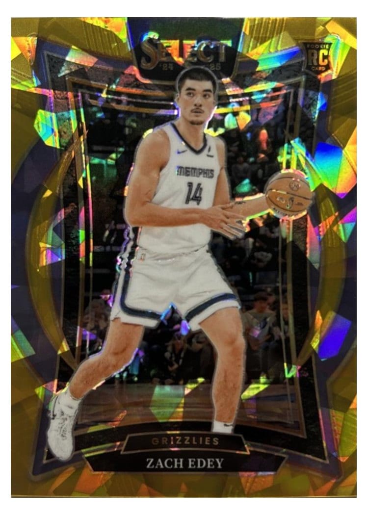 2024-25 Panini Select Base Set Zach Edey #98 card