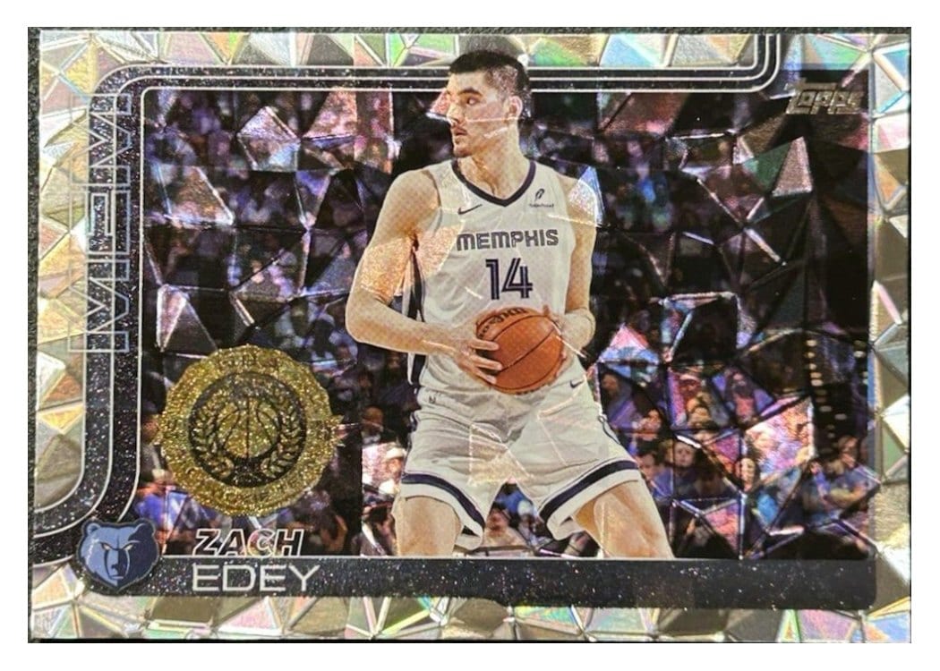 2025-26 Topps Base Set Zach Edey #186 card