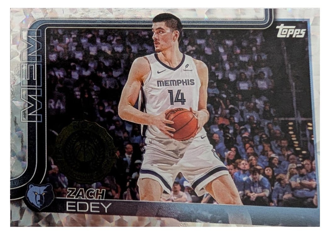 2025-26 Topps Base Set Zach Edey #186 card