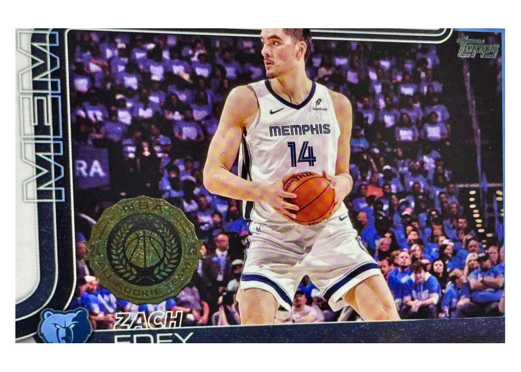 2025-26 Topps Base Set Zach Edey #186 card