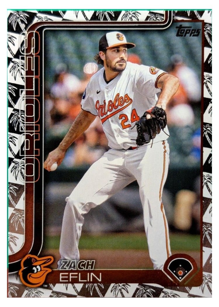 2025 Topps Base Set Zach Eflin Spring Training #188 card