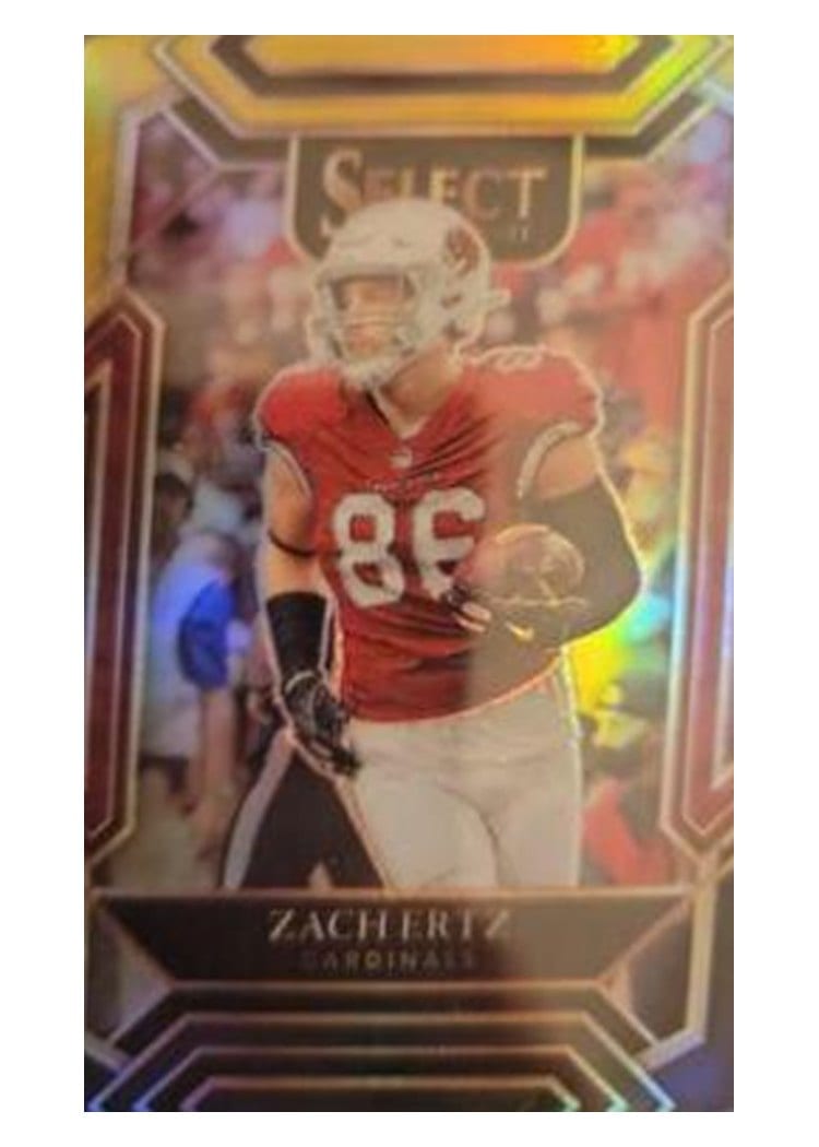 2021 Panini Select Base Set Zach Ertz Black Gold Die Cut #228 card