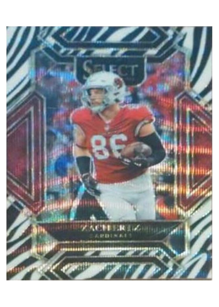 2021 Panini Select Base Set Zach Ertz Zebra #228 card