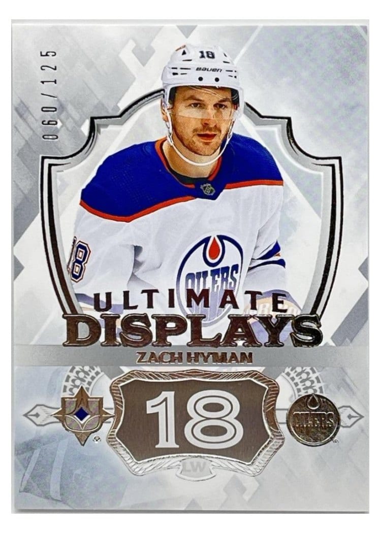 2023-24 Upper Deck Ultimate Collection Ultimate Displays Zach Hyman #UD-ZH card