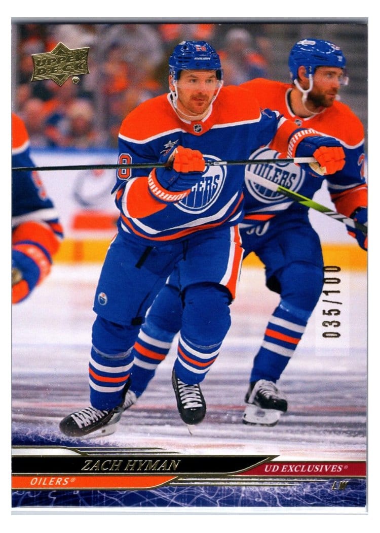2024-25 Upper Deck Base Set Zach Hyman #555 card