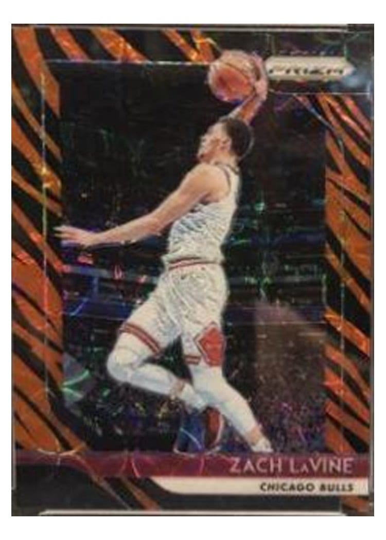 2018-19 Panini Prizm Base Set Zach LaVine #100 card