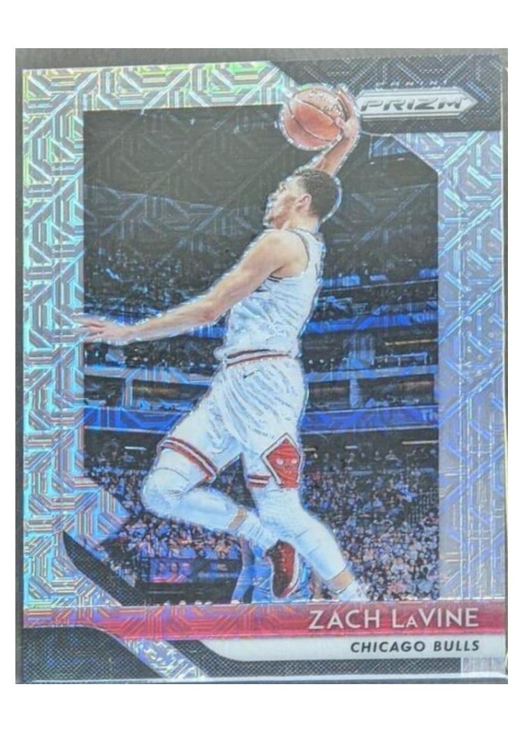 2018-19 Panini Prizm Base Set Zach LaVine #100 card
