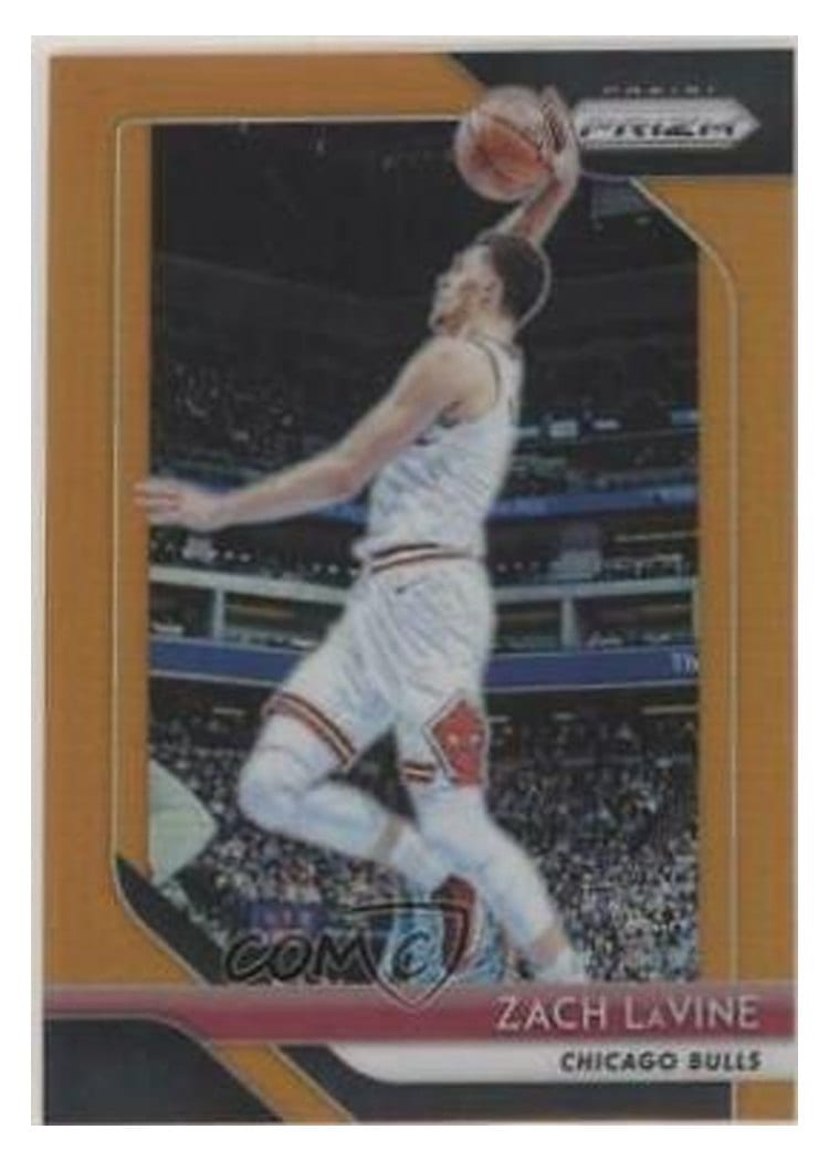 2018-19 Panini Prizm Base Set Zach LaVine #100 card