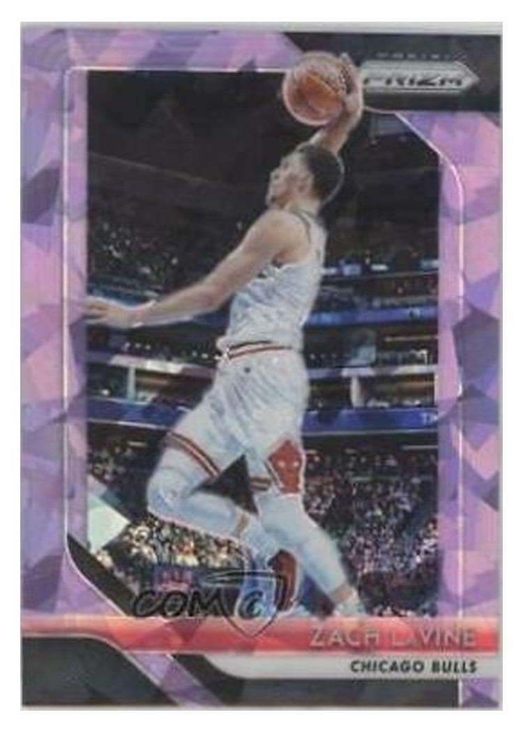 2018-19 Panini Prizm Base Set Zach LaVine #100 card