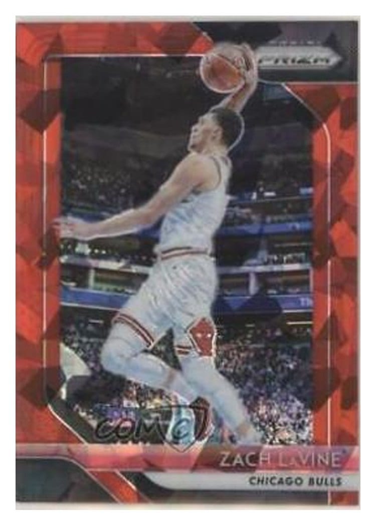 2018-19 Panini Prizm Base Set Zach LaVine #100 card