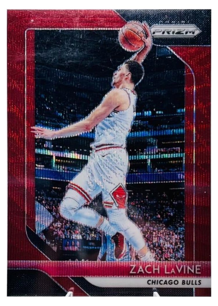 2018-19 Panini Prizm Base Set Zach LaVine #100 card