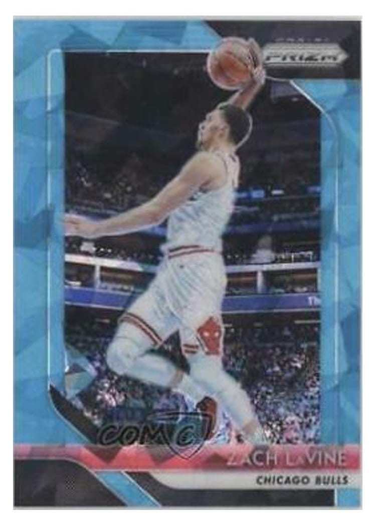 2018-19 Panini Prizm Base Set Zach LaVine #100 card