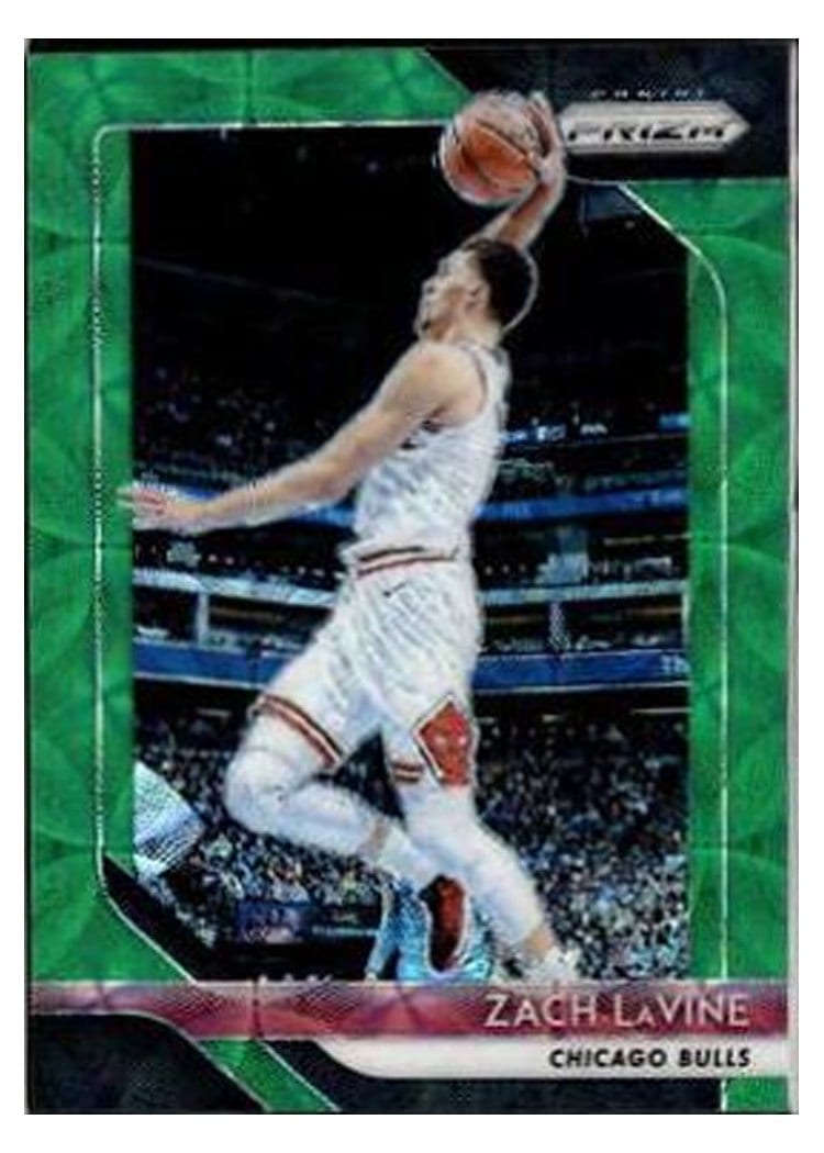 2018-19 Panini Prizm Base Set Zach LaVine #100 card
