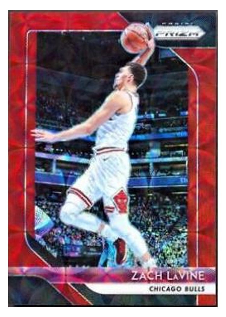 2018-19 Panini Prizm Base Set Zach LaVine #100 card