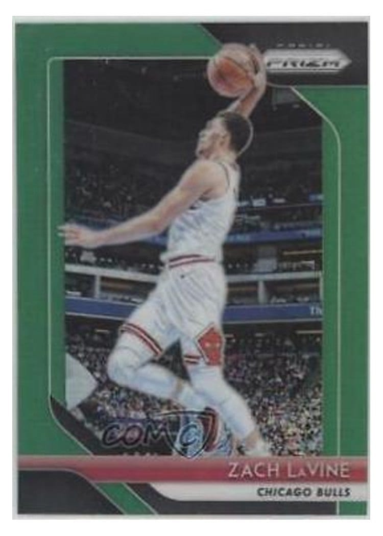 2018-19 Panini Prizm Base Set Zach LaVine #100 card