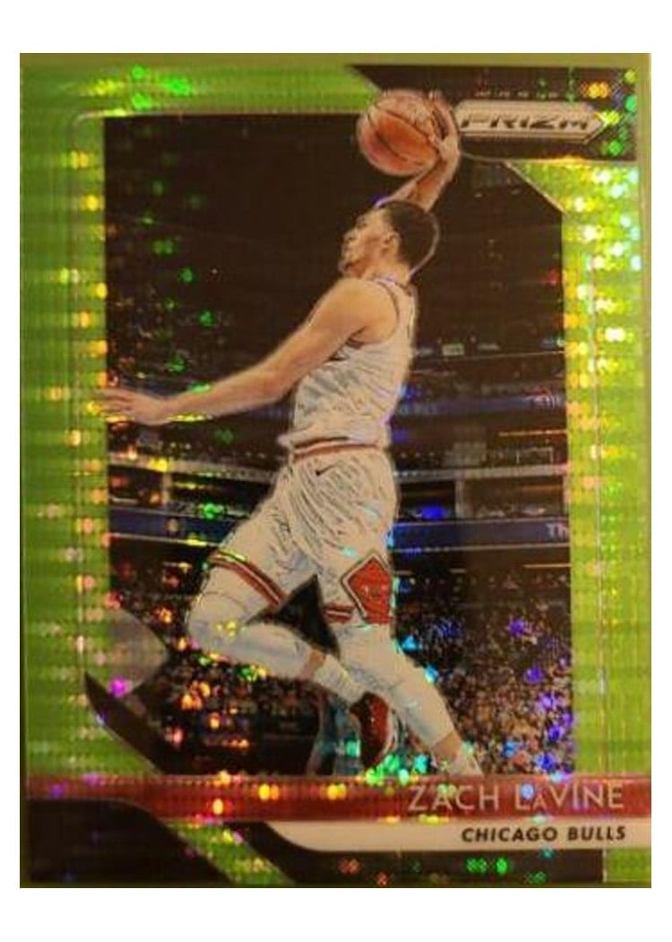 2018-19 Panini Prizm Base Set Zach LaVine #100 card