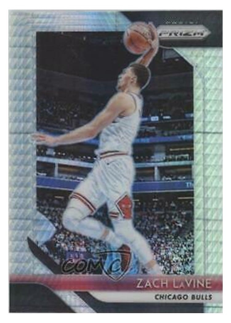 2018-19 Panini Prizm Base Set Zach LaVine #100 card