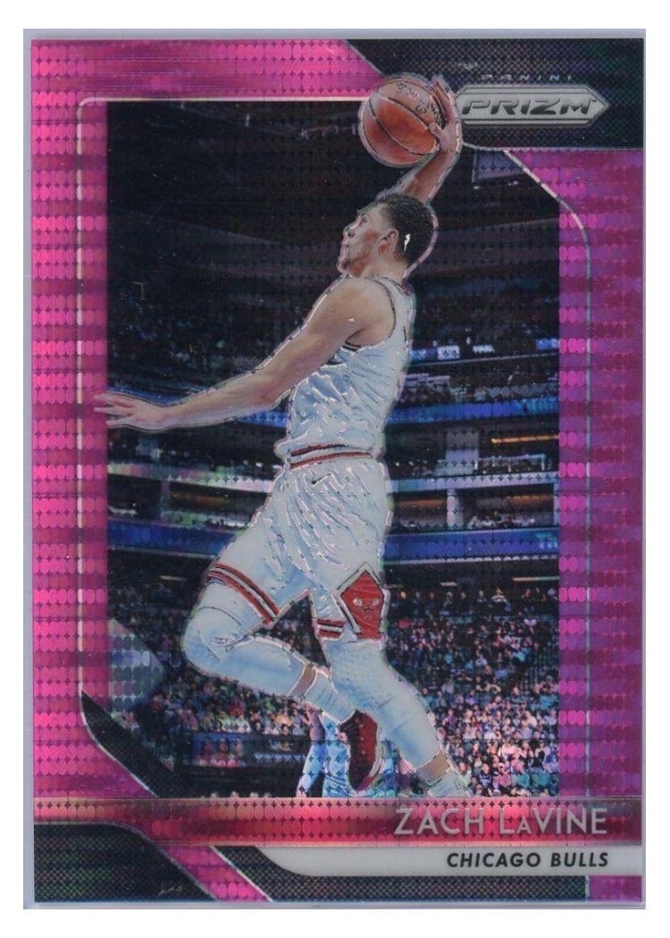 2018-19 Panini Prizm Base Set Zach LaVine #100 card