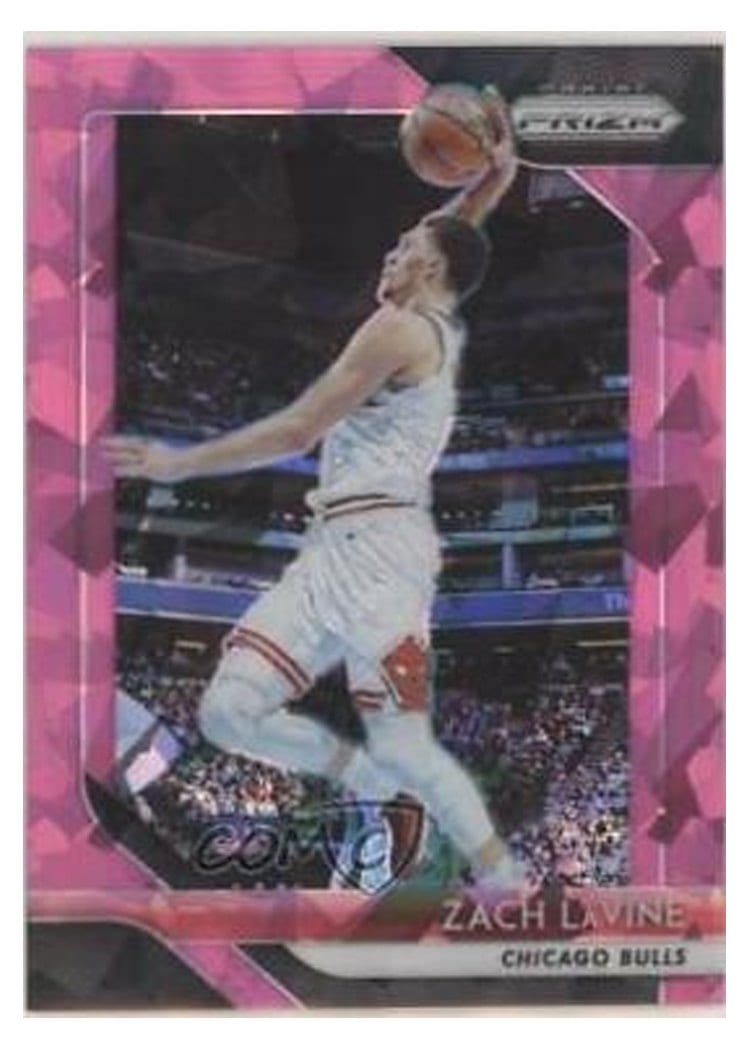 2018-19 Panini Prizm Base Set Zach LaVine #100 card