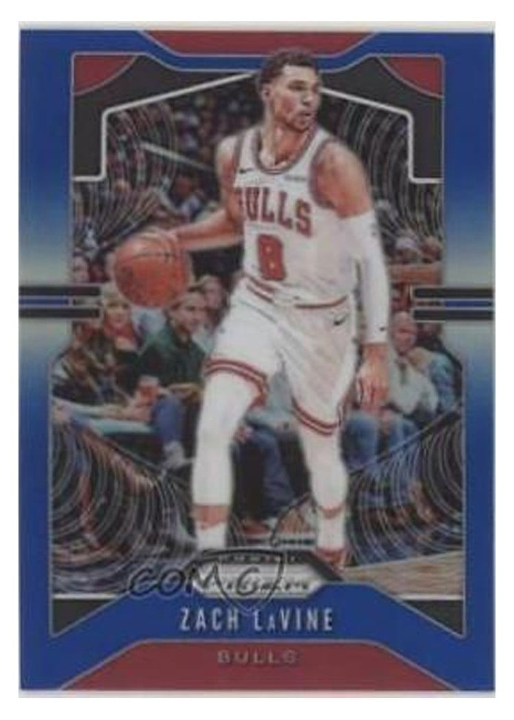2019-20 Panini Prizm Base Set Zach LaVine #61 card