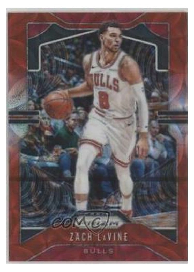 2019-20 Panini Prizm Base Set Zach LaVine #61 card