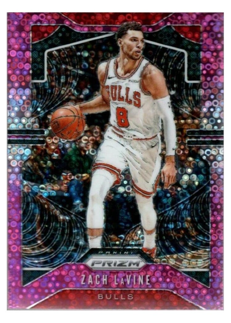 2019-20 Panini Prizm Base Set Zach LaVine #61 card
