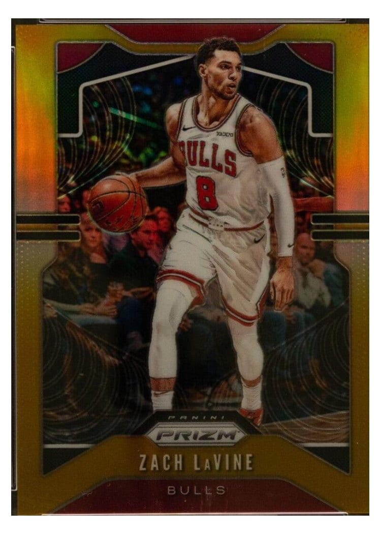 2019-20 Panini Prizm Base Set Zach LaVine #61 card