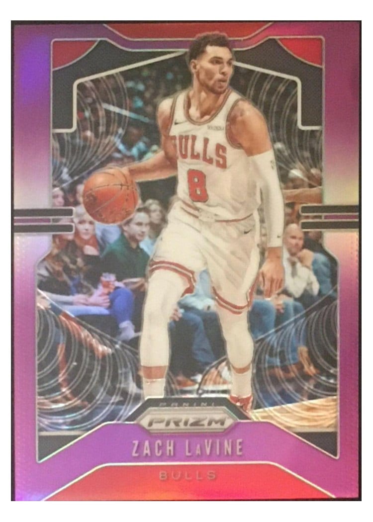 2019-20 Panini Prizm Base Set Zach LaVine #61 card