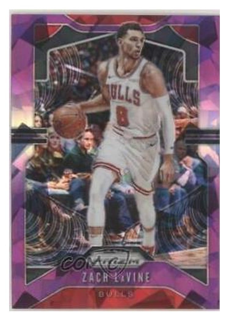 2019-20 Panini Prizm Base Set Zach LaVine #61 card