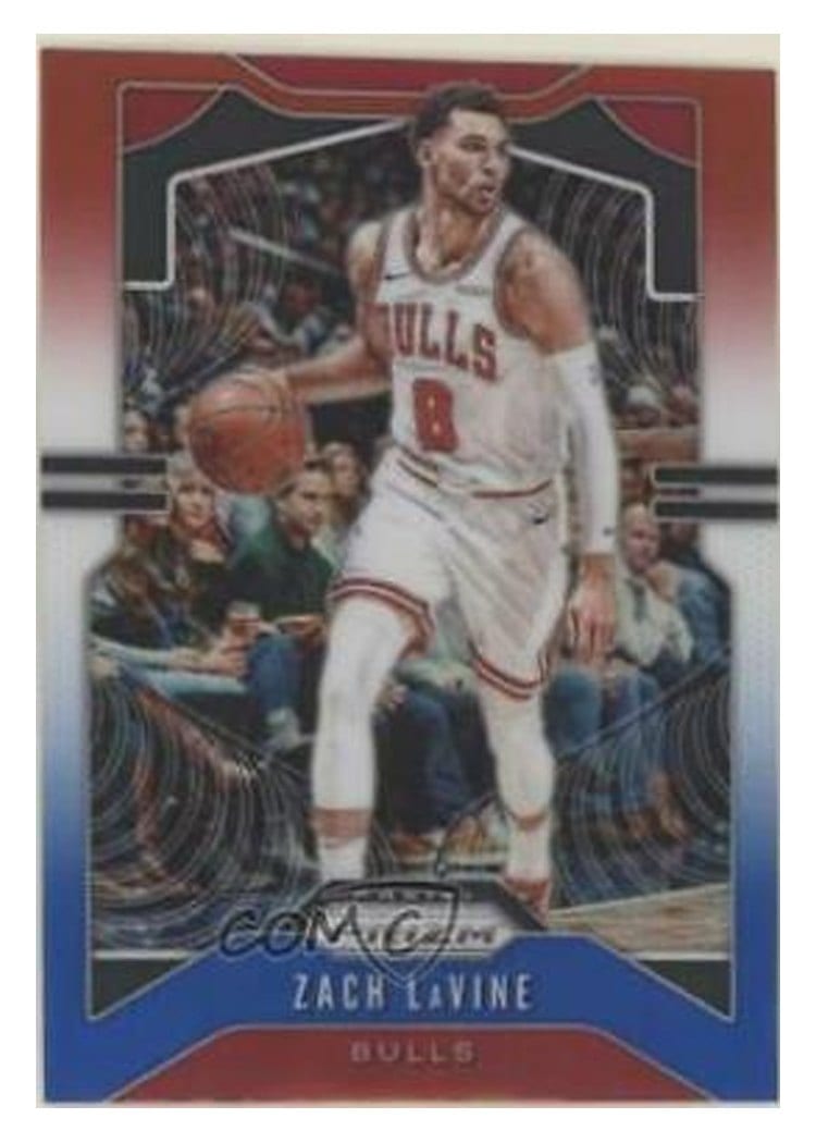 2019-20 Panini Prizm Base Set Zach LaVine #61 card