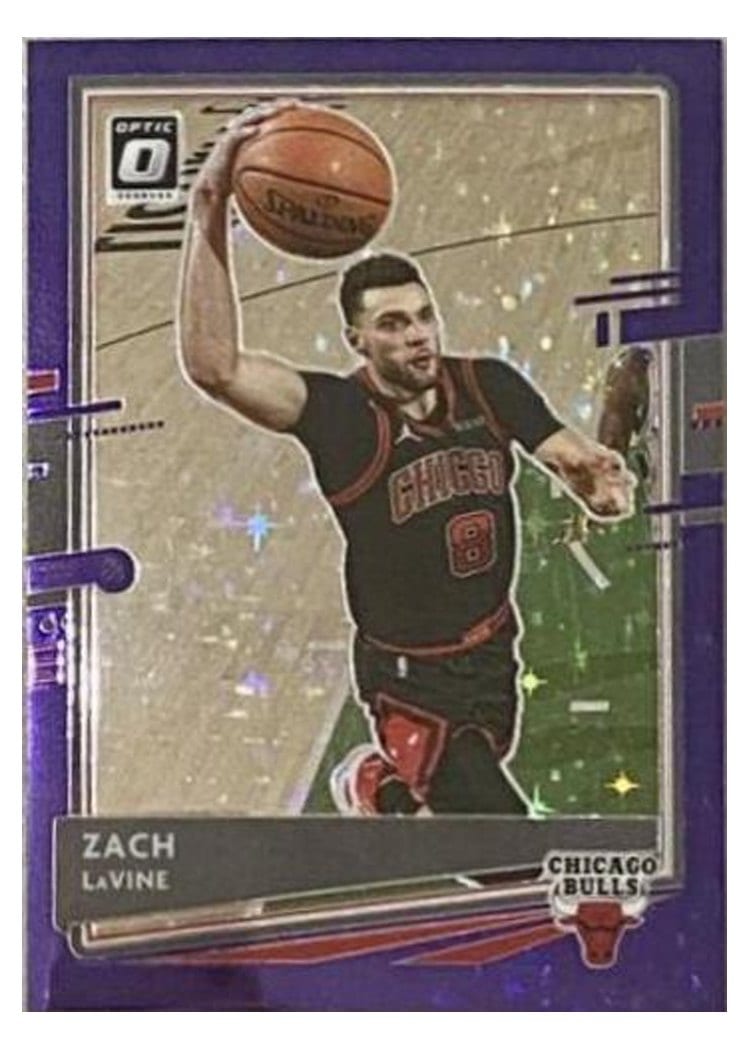 2020-21 Donruss Optic Base Set Zach LaVine #116 card