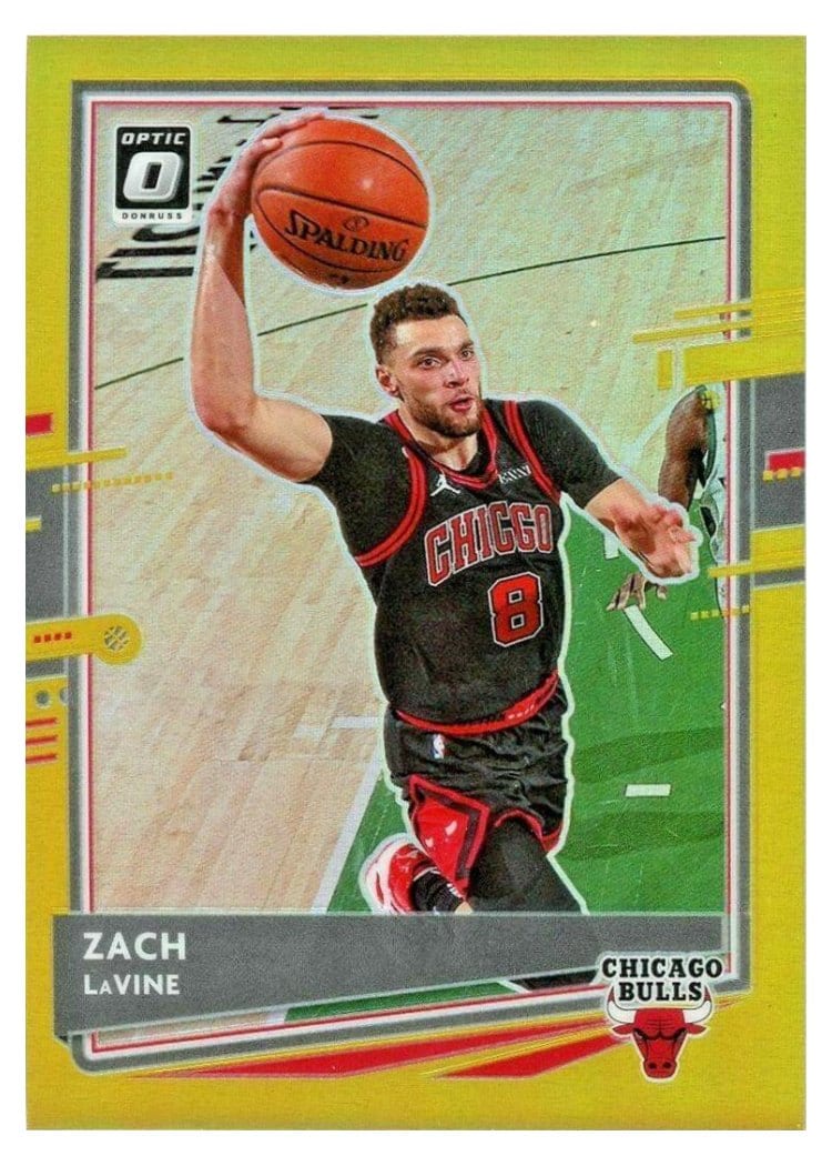 2020-21 Donruss Optic Base Set Zach LaVine #116 card