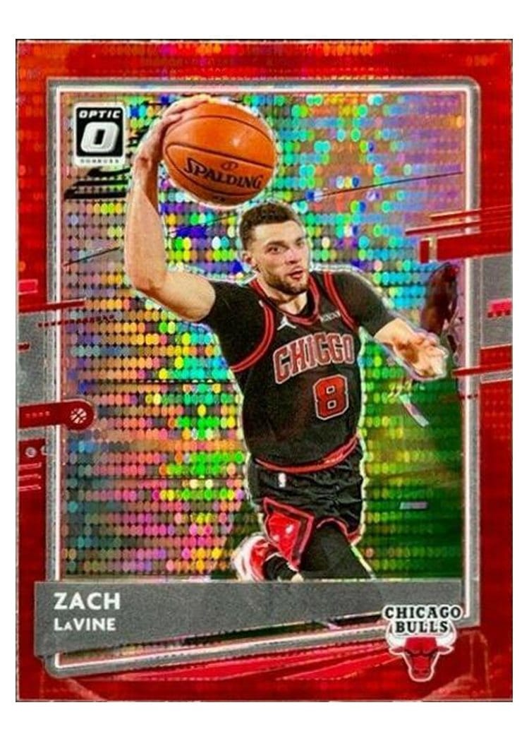 2020-21 Donruss Optic Base Set Zach LaVine #116 card