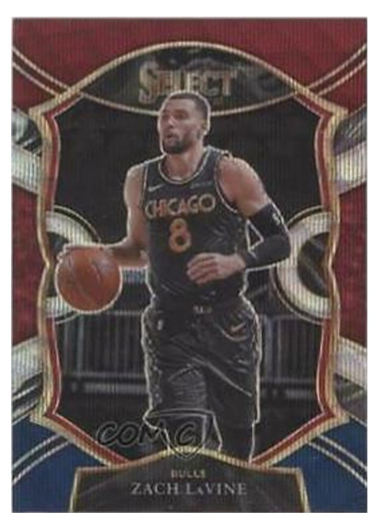 2020-21 Panini Select Base Set Zach LaVine #14 card