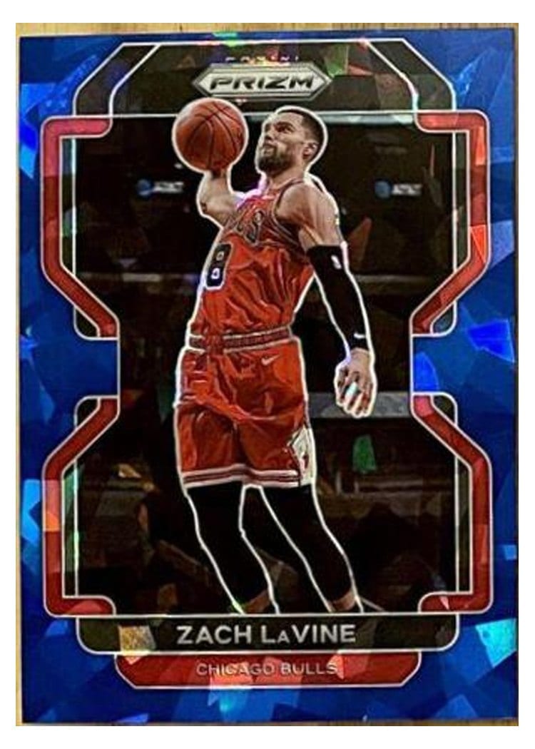 2021-22 Panini Prizm Base Set Zach LaVine #107 card