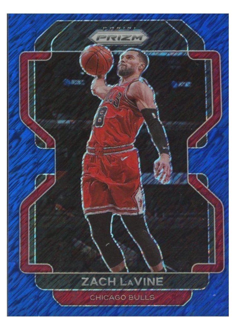 2021-22 Panini Prizm Base Set Zach LaVine #107 card