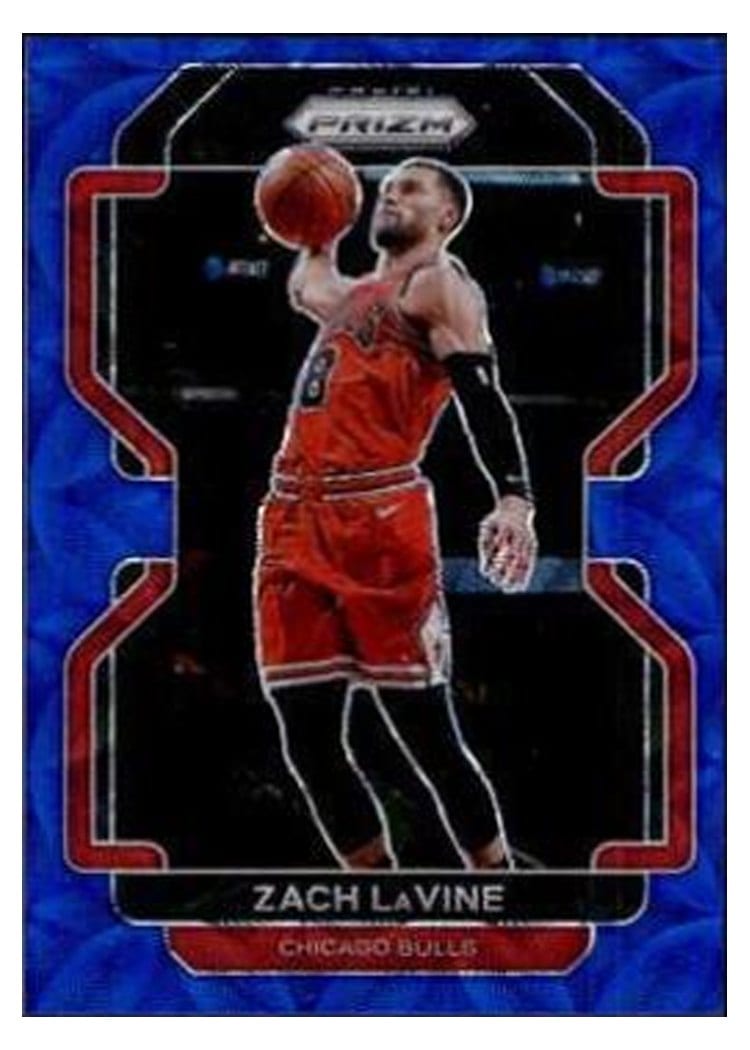 2021-22 Panini Prizm Base Set Zach LaVine #107 card