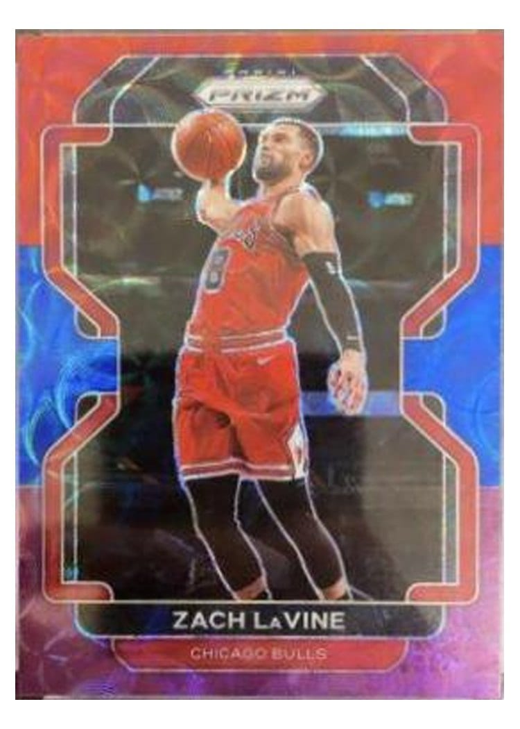 2021-22 Panini Prizm Base Set Zach LaVine #107 card