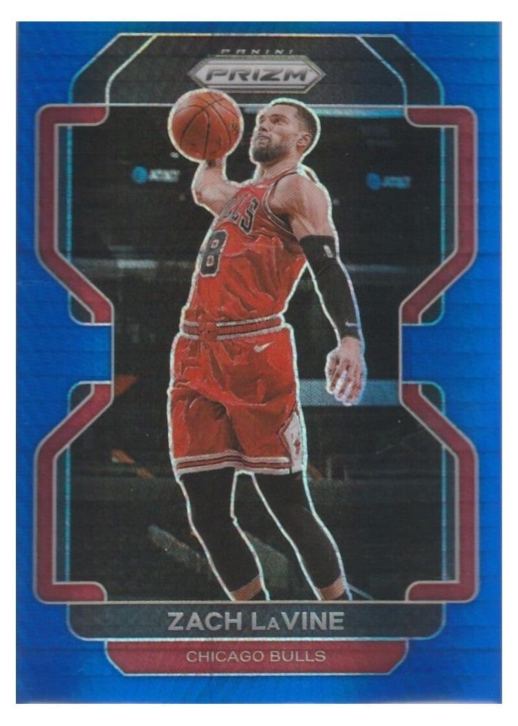 2021-22 Panini Prizm Base Set Zach LaVine #107 card