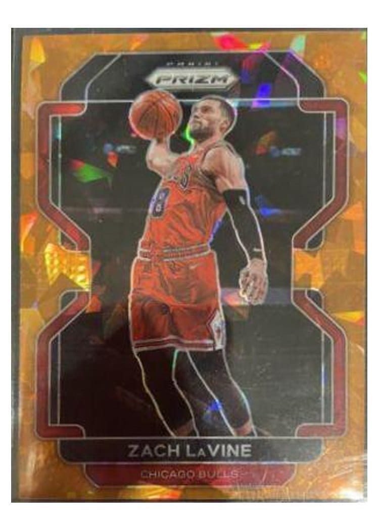 2021-22 Panini Prizm Base Set Zach LaVine #107 card