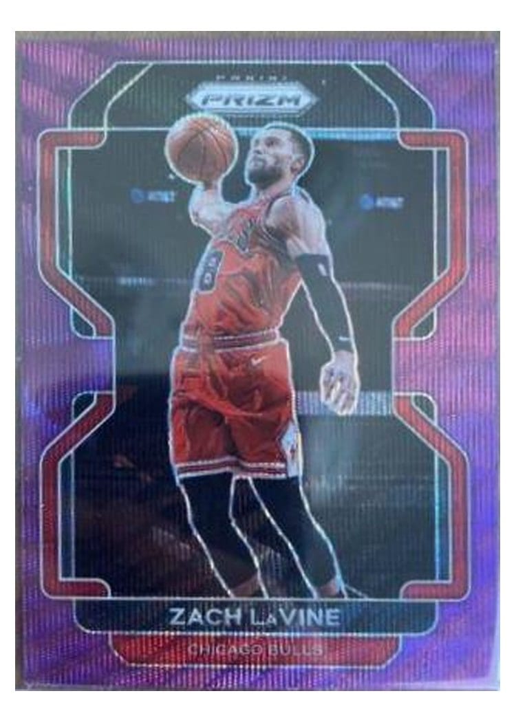 2021-22 Panini Prizm Base Set Zach LaVine #107 card