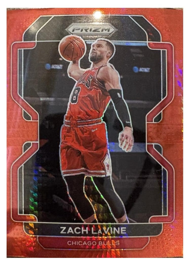 2021-22 Panini Prizm Base Set Zach LaVine #107 card